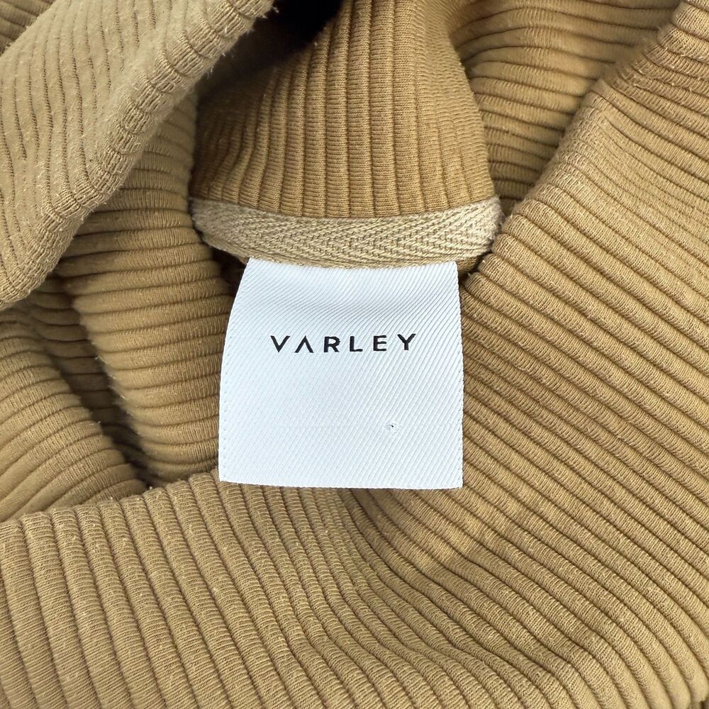 Varley Cowl Neck Charles Sweatshirt Ribbed Pullover Tie Bottom Yoga Cozy Women S - Picture 11 of 13